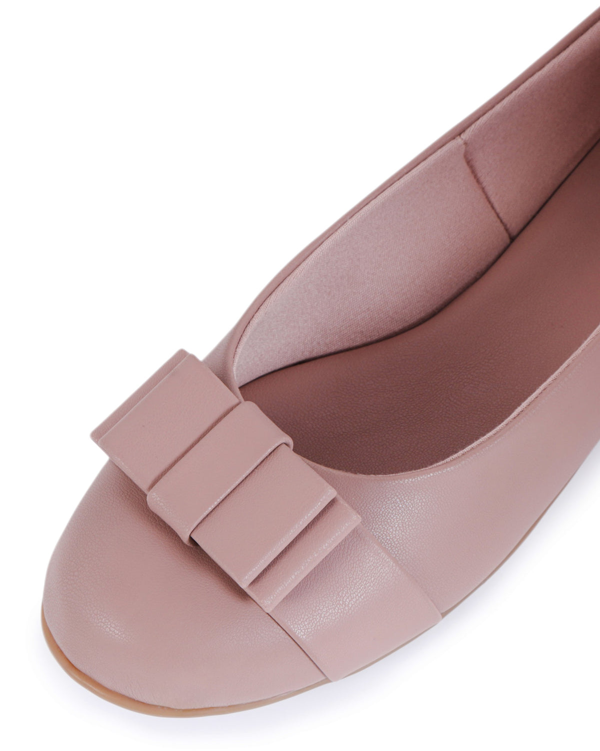 Sylvie Round-toe Flat Bellies photo 3 - Nude