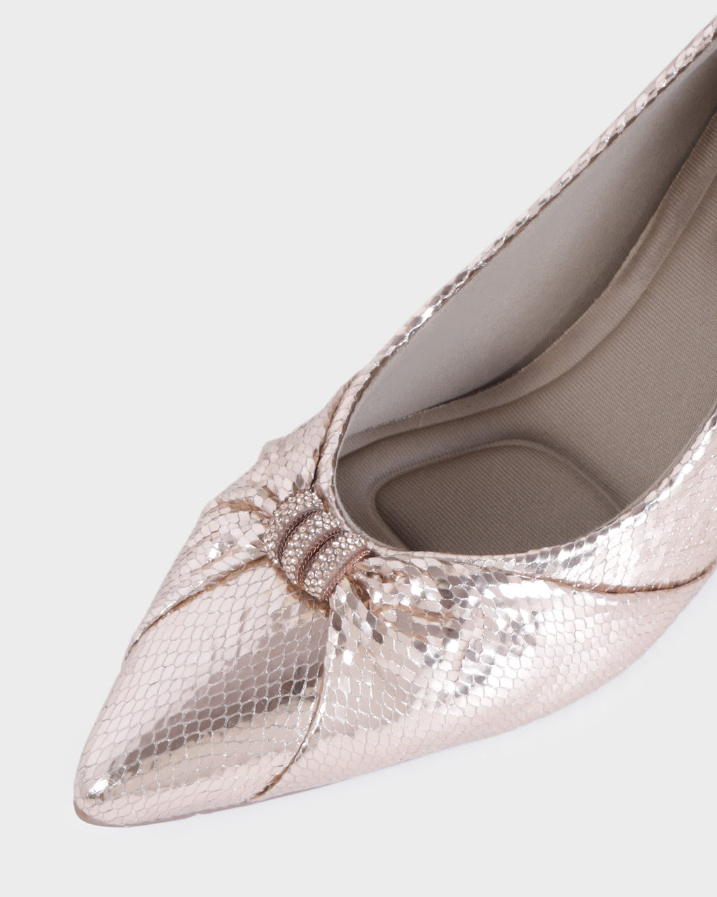 Simone Pointed-toe Party Wear High Heels photo 3 - Rose Gold