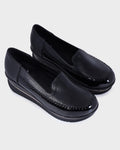 Quinn Chunky Sole Loafers photo 4 - Black