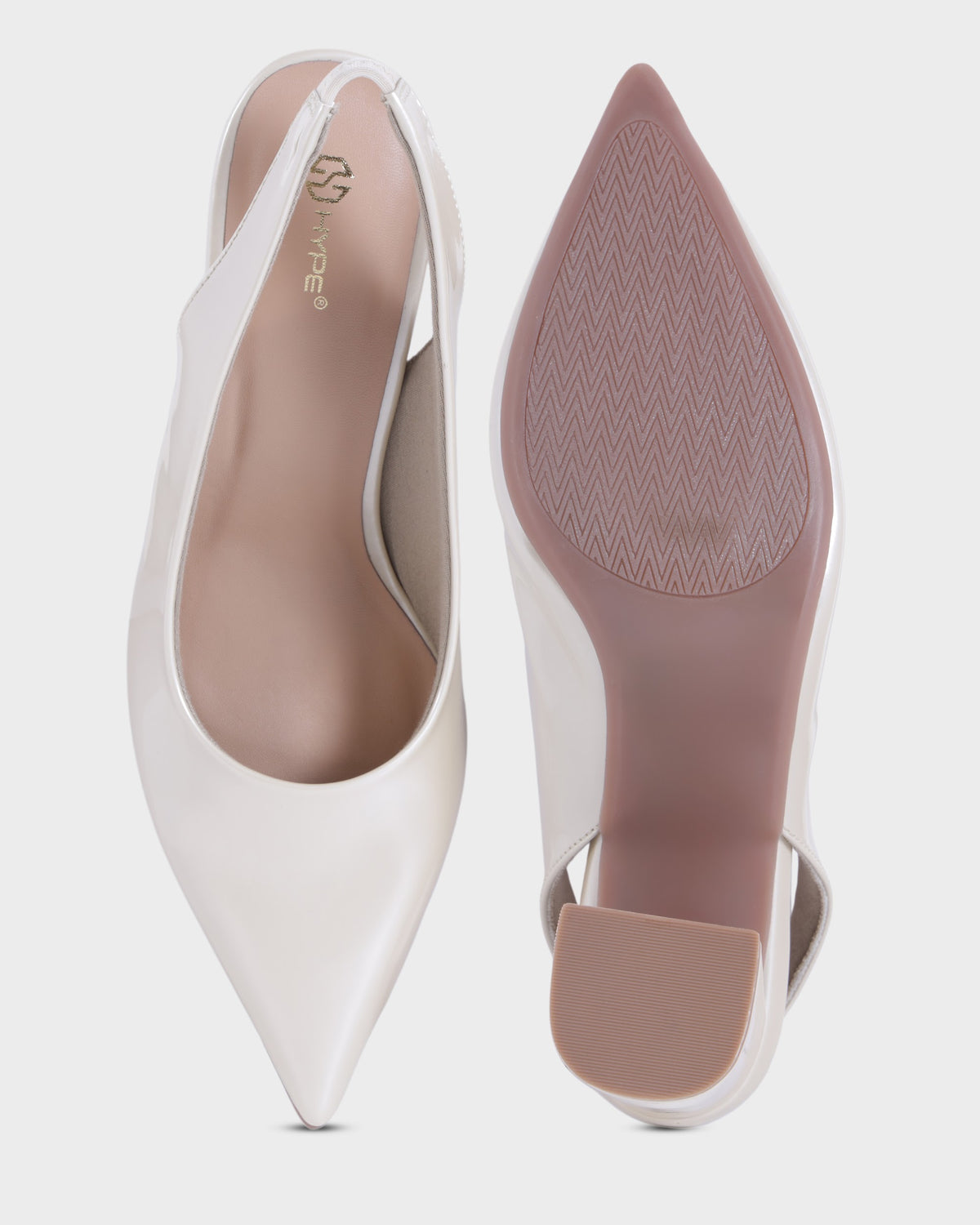 Amelie Pointed-toe Block Heel Mules photo 2 - Off White