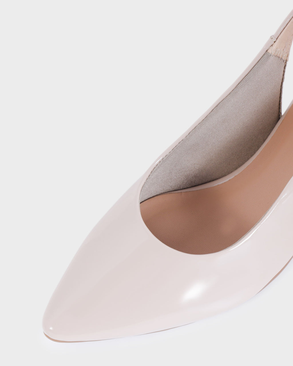 Colette Pointed-toe Kitten Heel Mules photo 3 - Beige