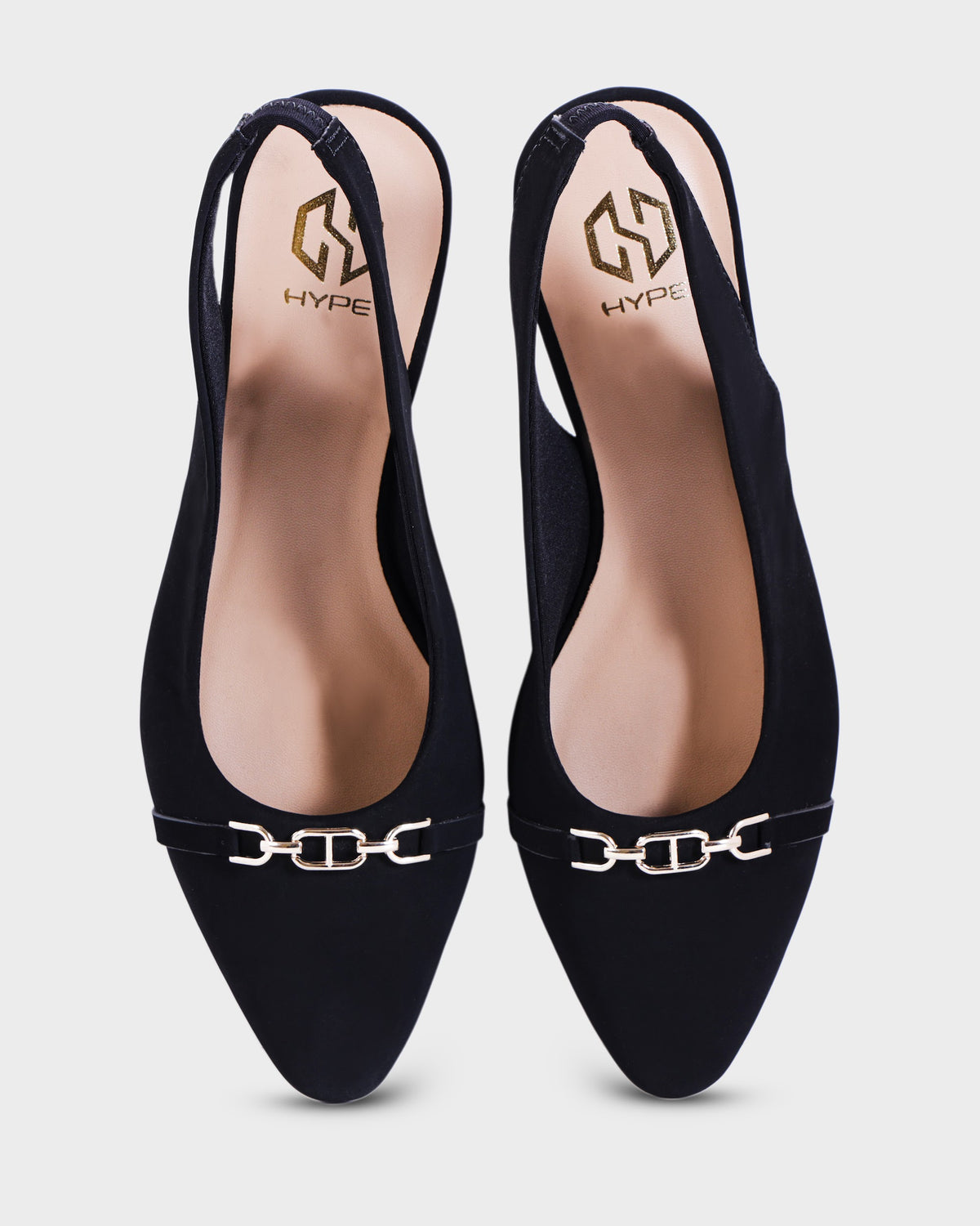 Camille Pointed-toe Low Heel Mules photo 1 - Black