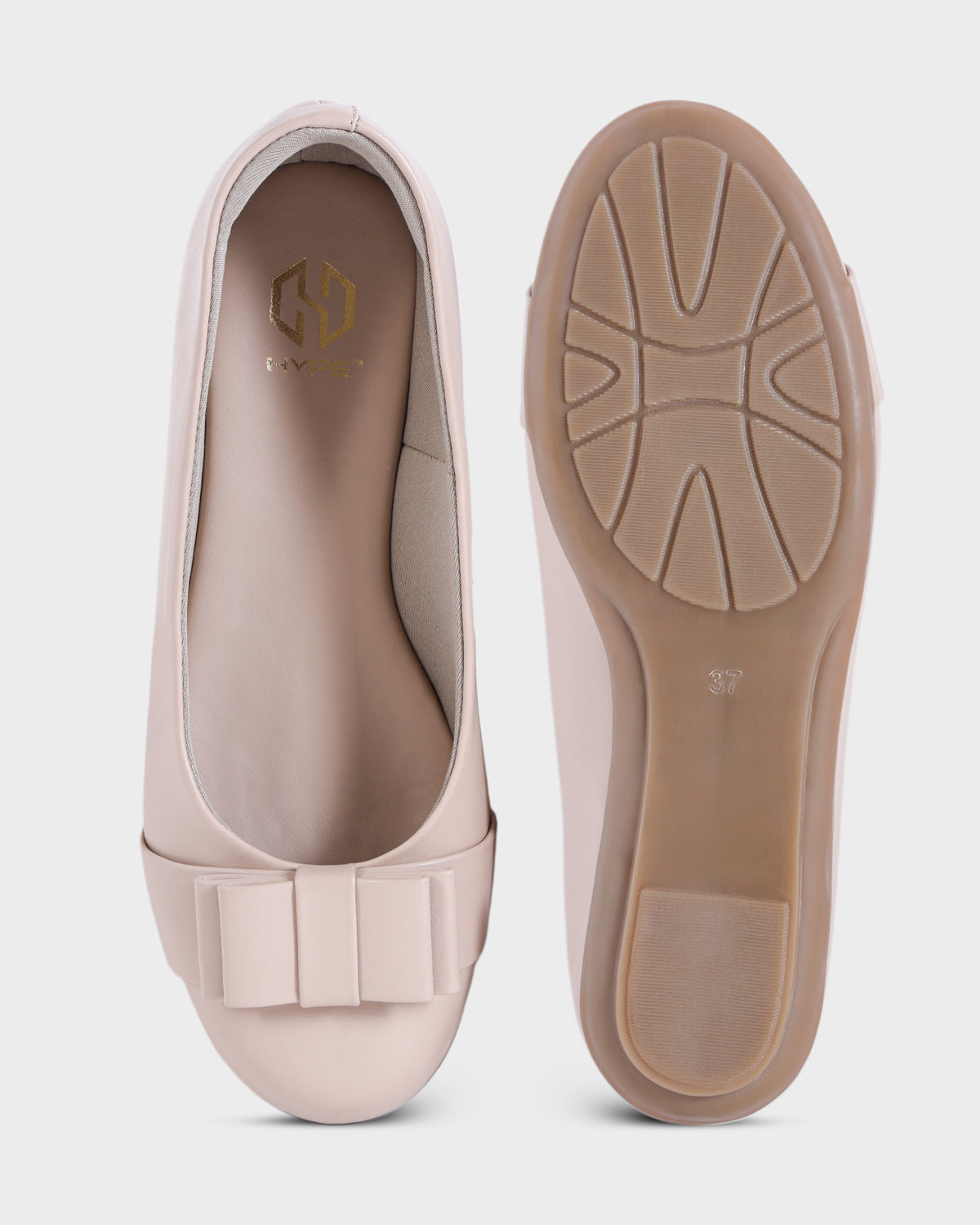 Sylvie Round-toe Flat Bellies photo 2 - Beige