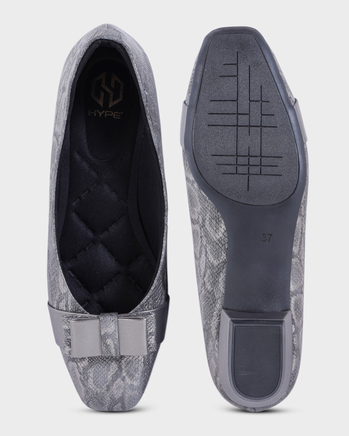 Esme Square-toe Casual Bellies photo 2 - Grey