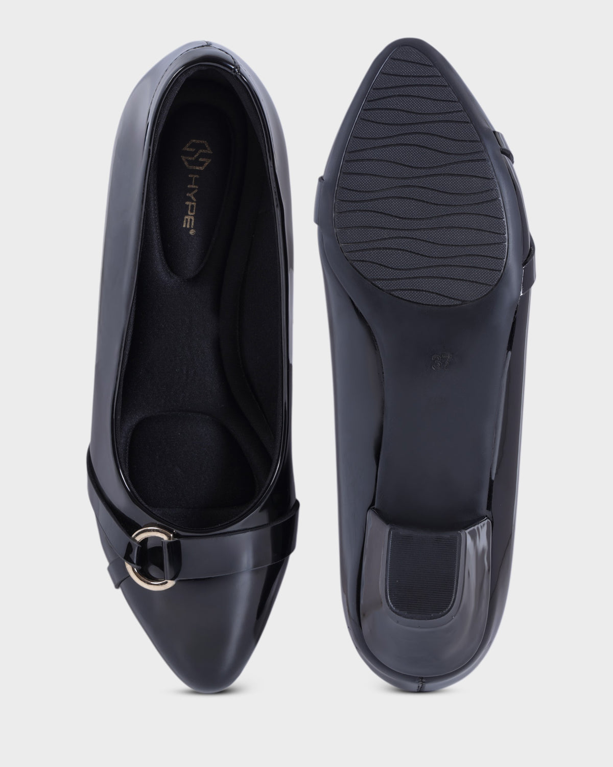 Paloma Pointed-toe Office Wear Bellies photo 2 - Black