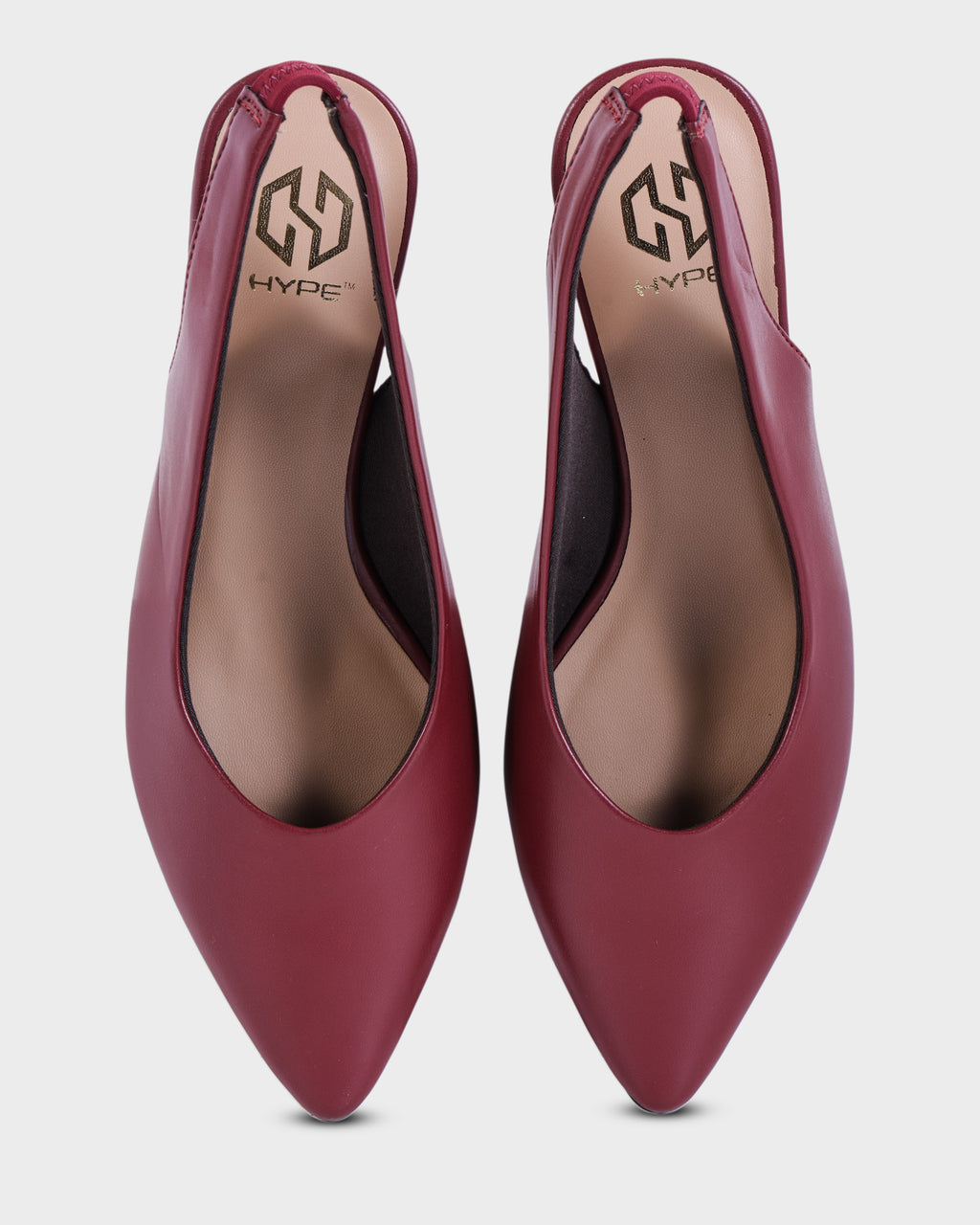 Fleur Pointed-toe Pencil Heel Mules photo 1 - Maroon