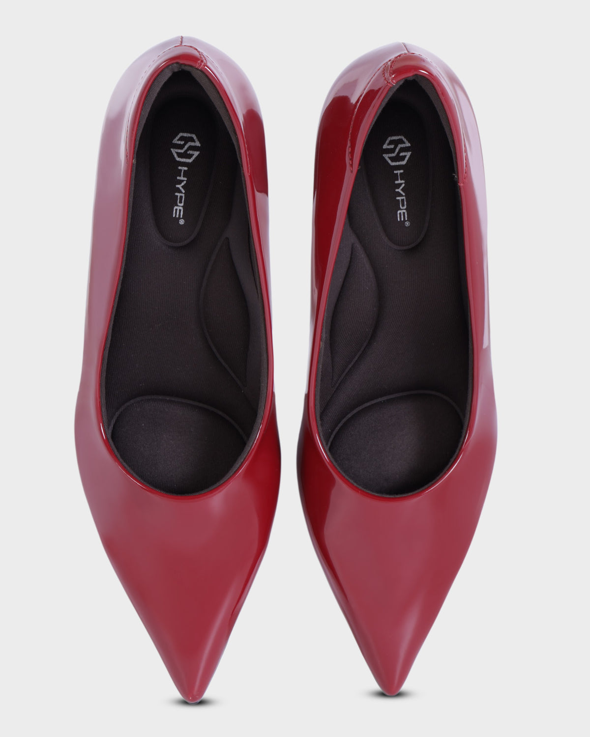 Reina Pointed-toe High Block Heels photo 1 - Maroon