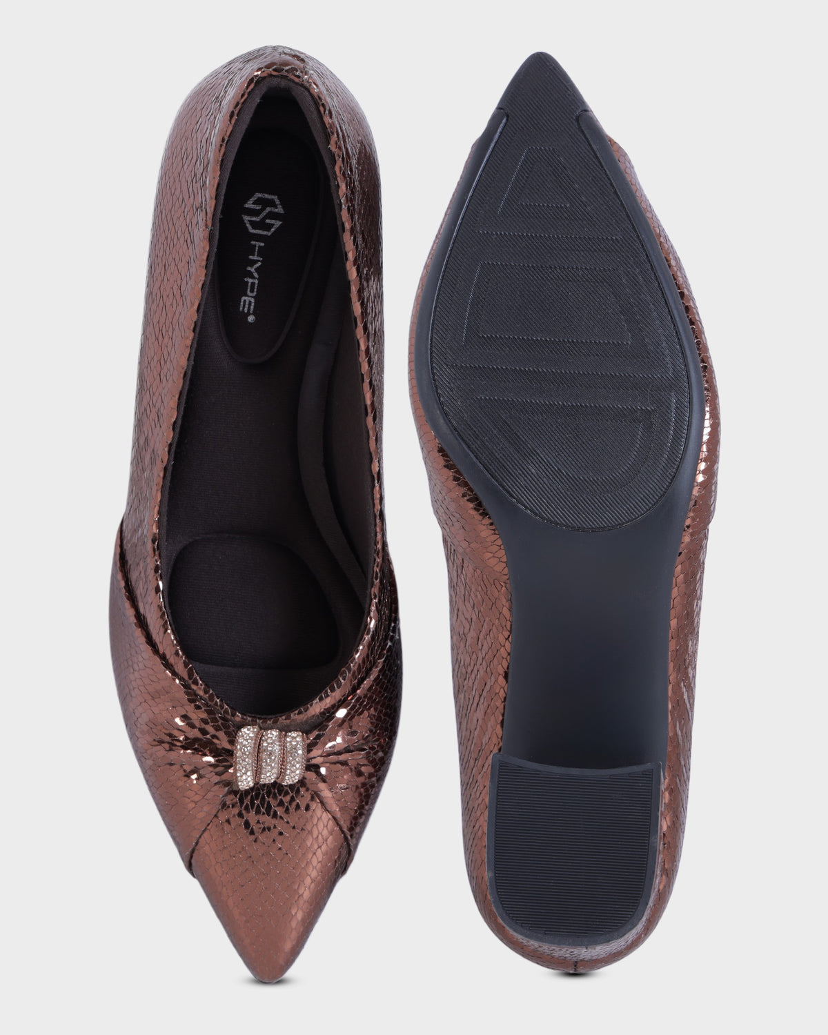 Simone Pointed-toe Party Wear High Heels photo 2 - Brown