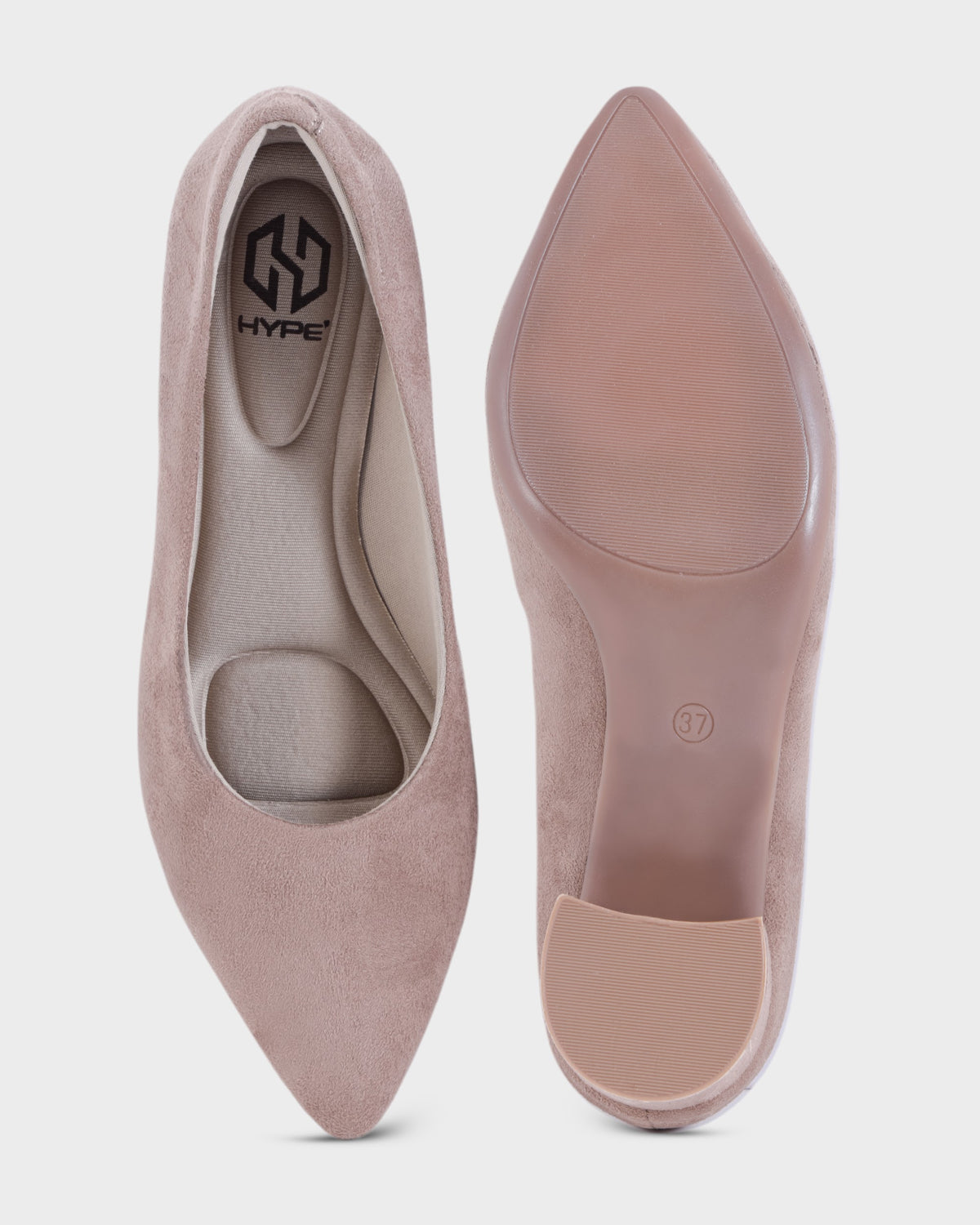 Noelle Pointed-toe Block Heel Bellies photo 2 - Beige