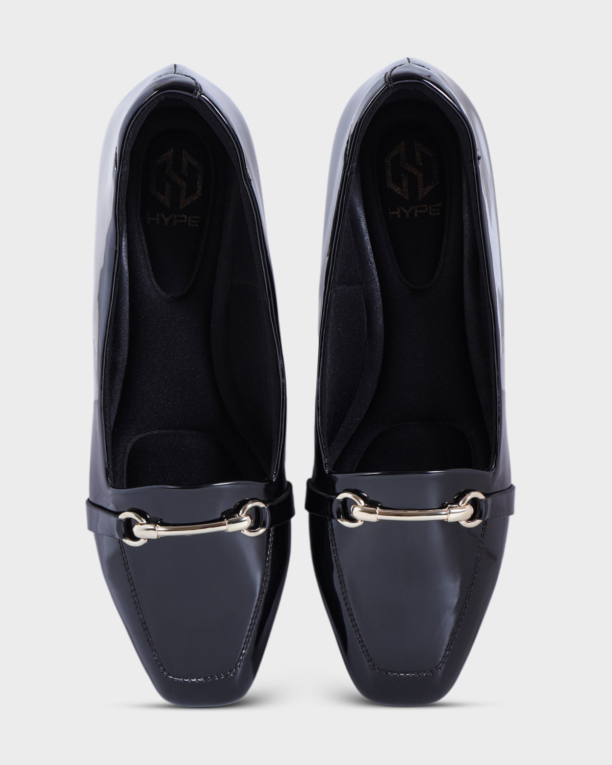 Elise Square-toe Formal Flat Bellies photo 1 - Black