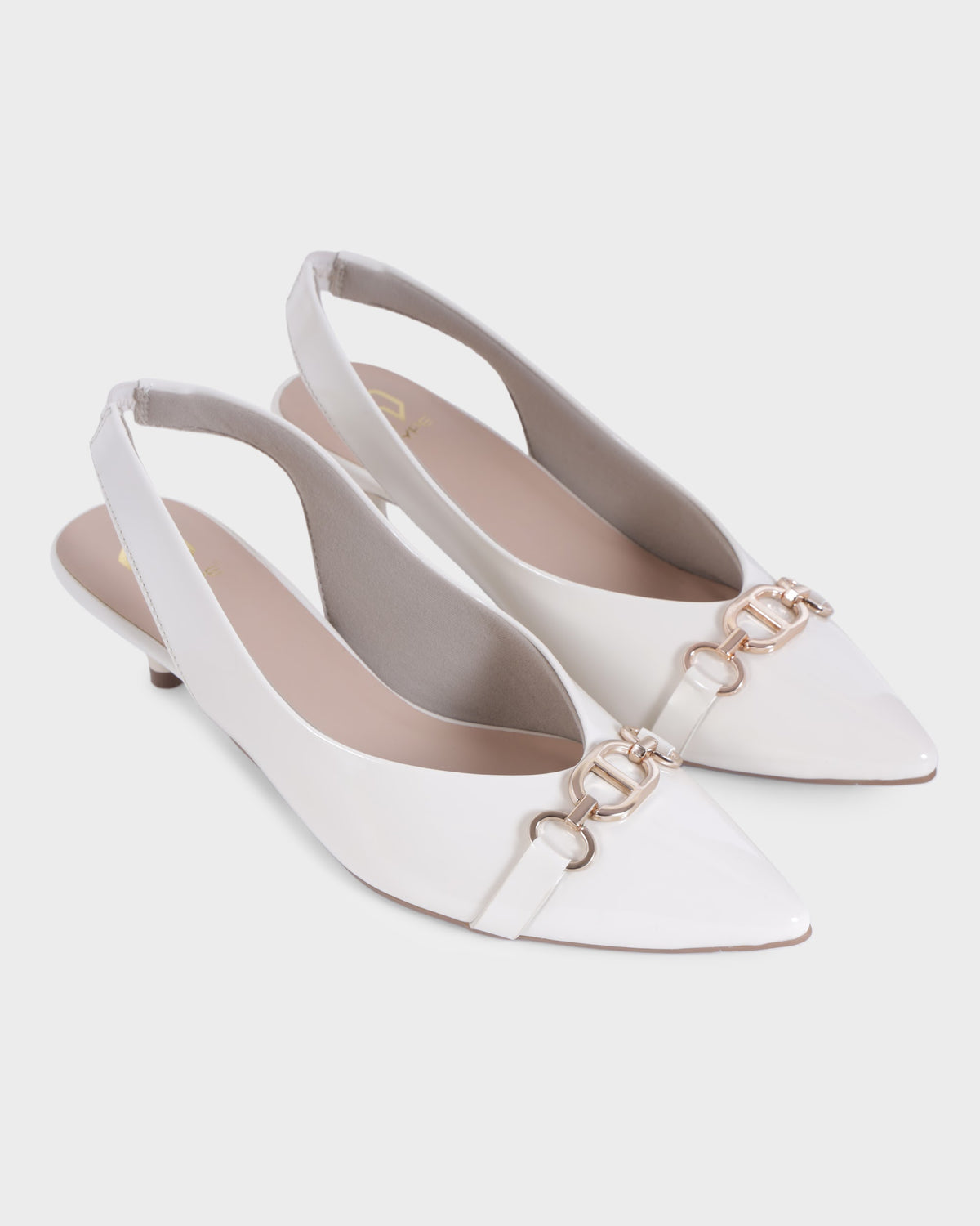 Sabine Pointed-toe Slim Heel Mules photo 4 - White