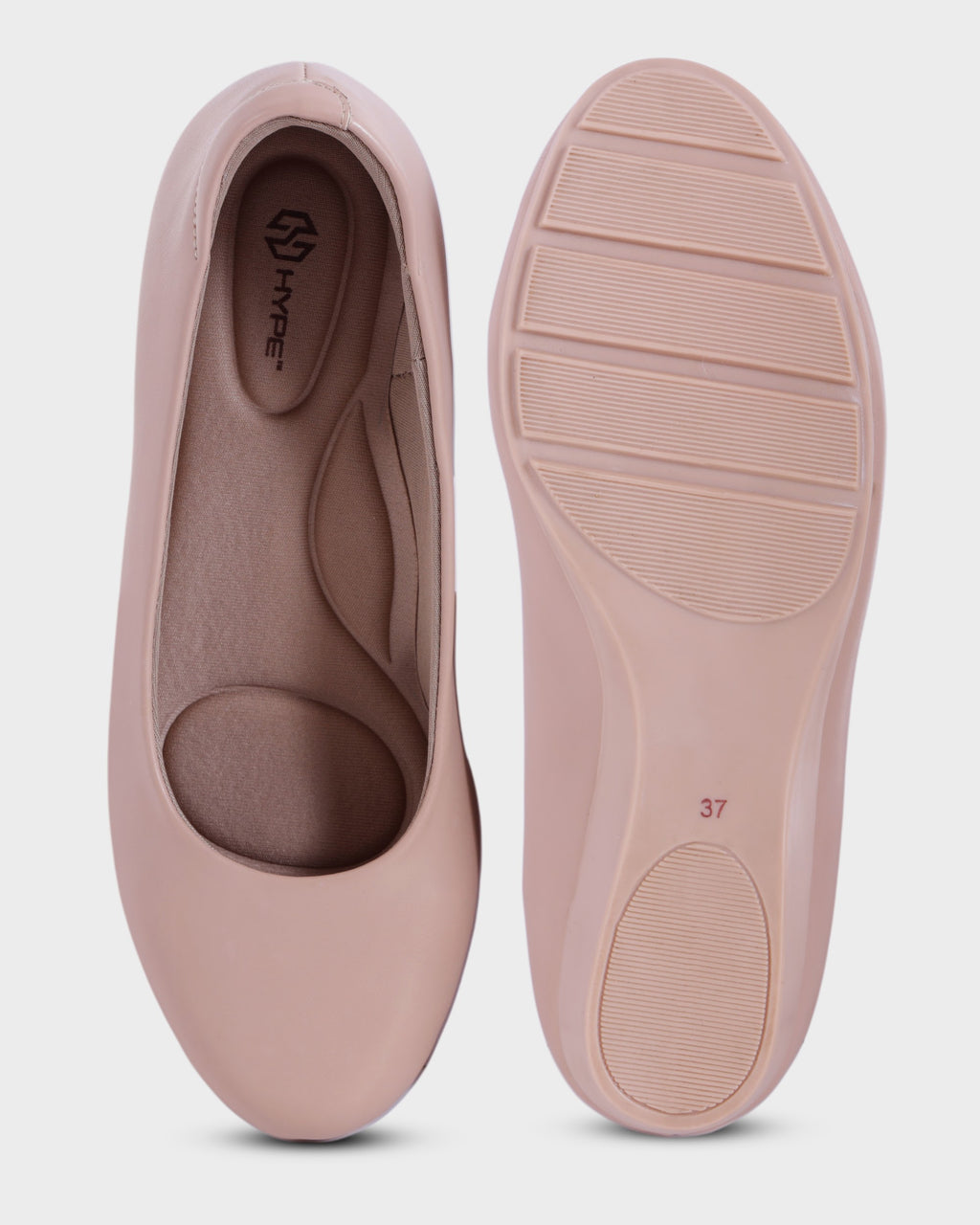 Clara Low Wedge Heel Bellies photo 2 - Nude