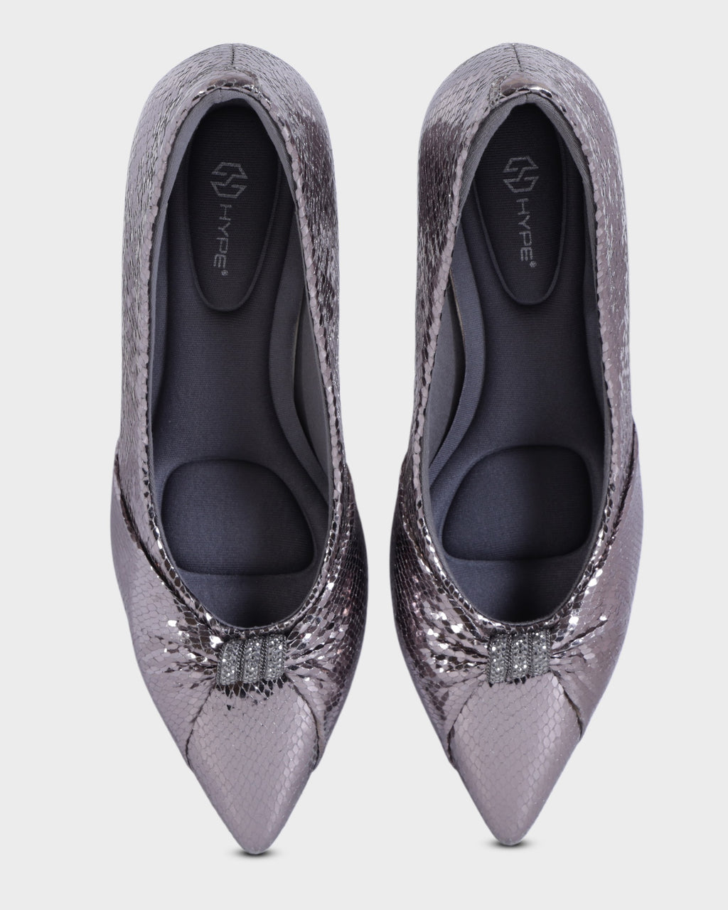 Simone Pointed-toe Party Wear High Heels photo 1 - Gun Metal