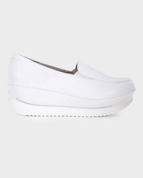 Blair Platform Loafers photo 5 - White