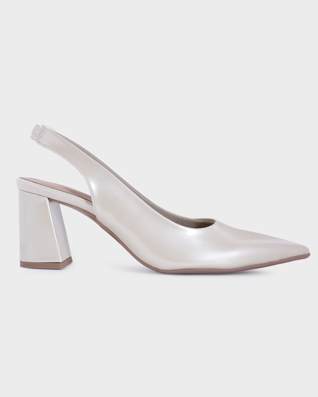 Amelie Pointed-toe Block Heel Mules photo 5 - Off White