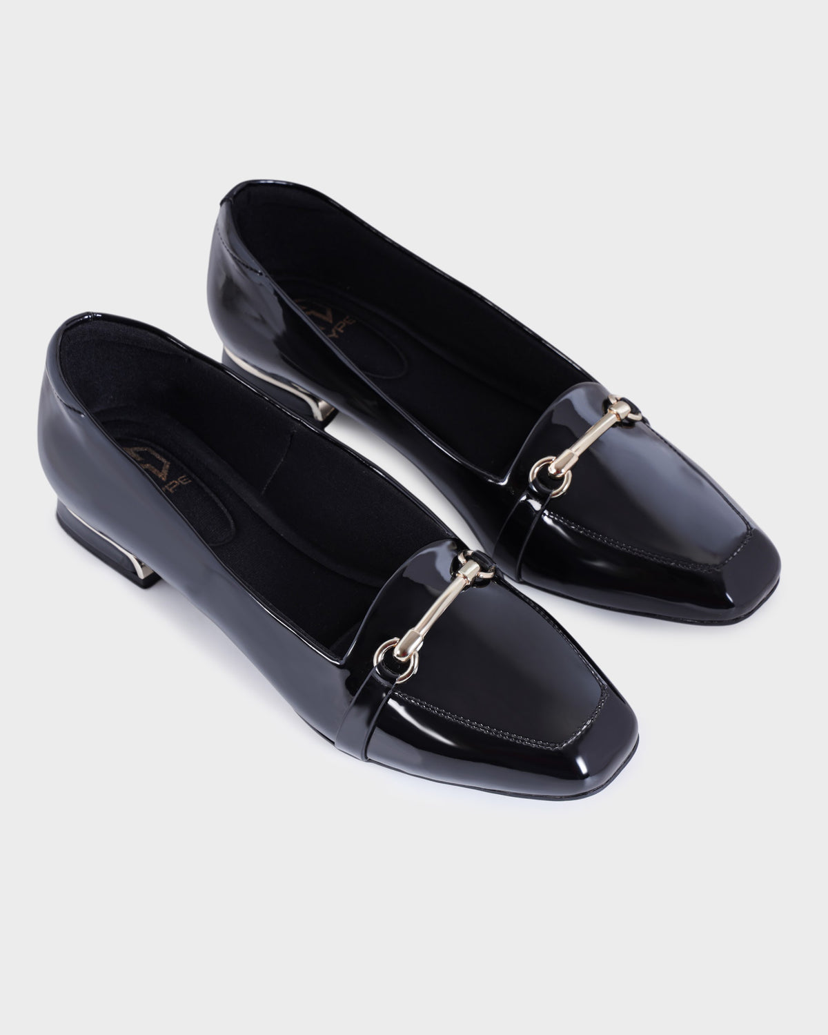 Elise Square-toe Formal Flat Bellies photo 4 - Black