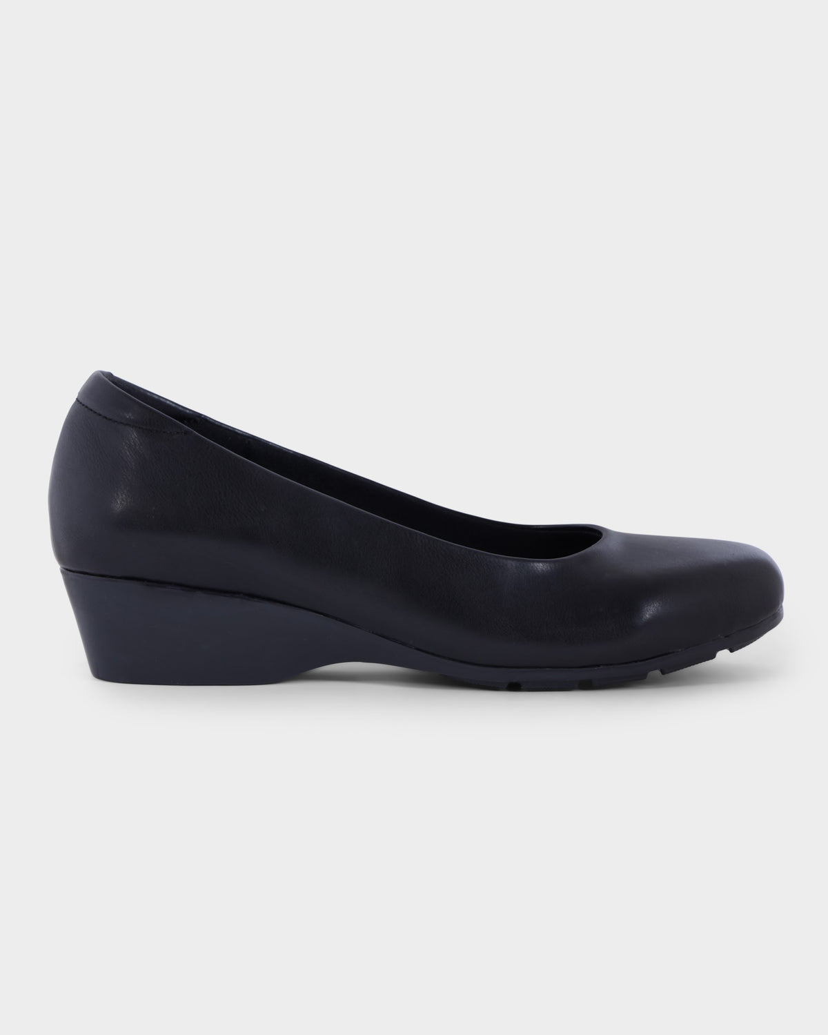 Clara Low Wedge Heel Bellies photo 5 - Black
