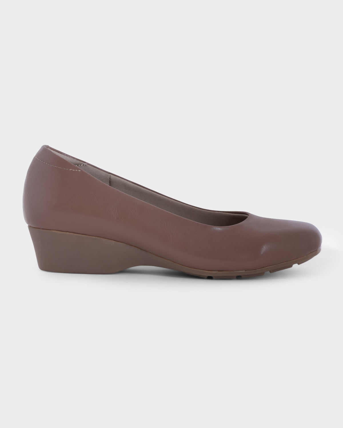 Clara Low Wedge Heel Bellies photo 5 - Chikoo
