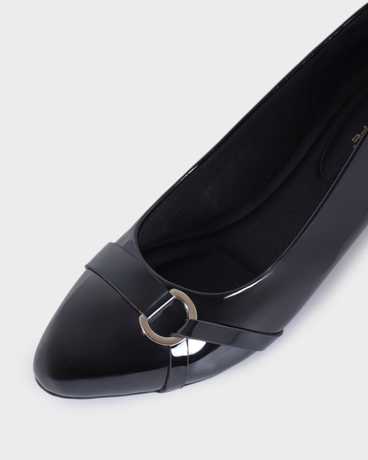 Paloma Pointed-toe Office Wear Bellies photo 3 - Black