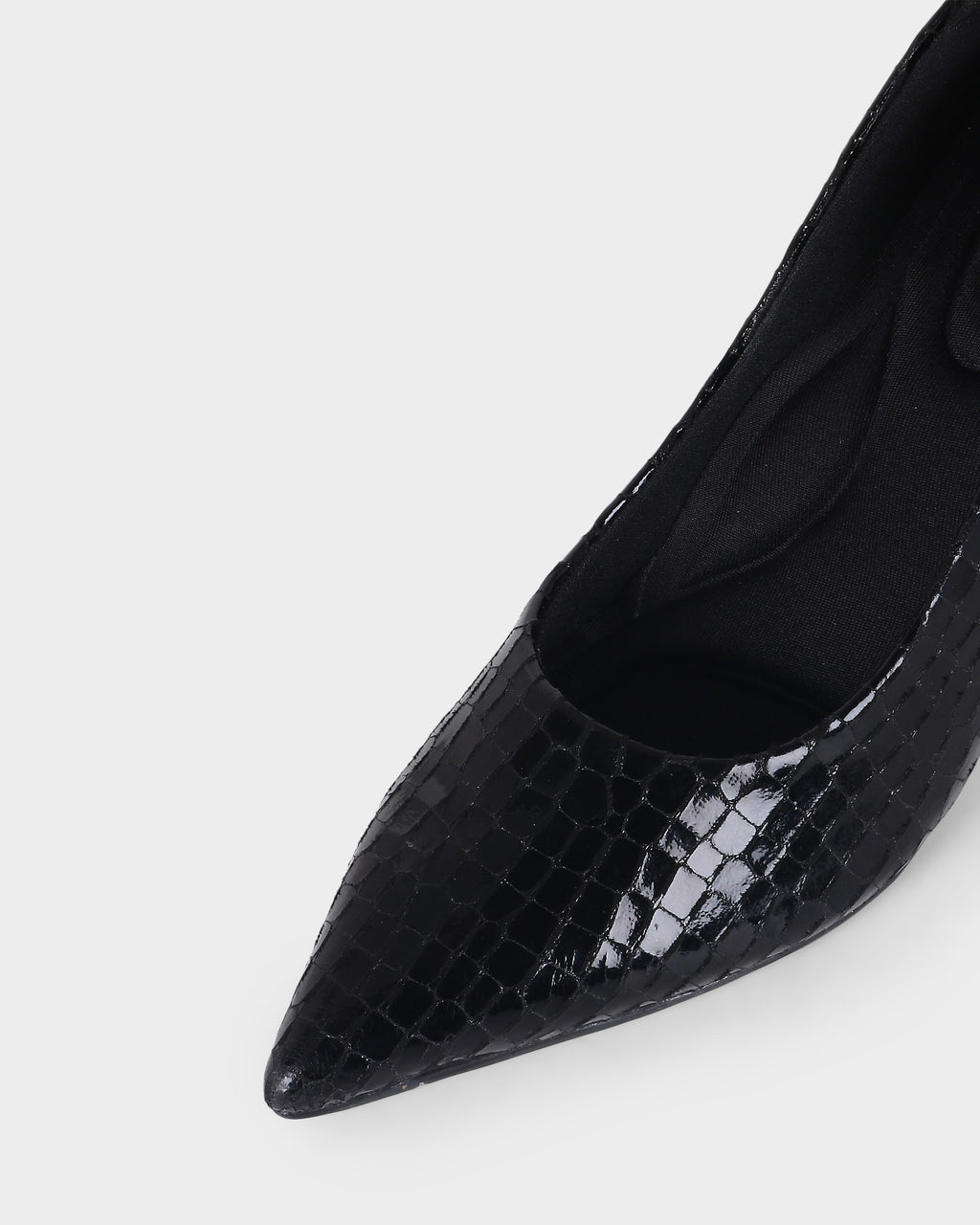 Marianna Pointed-toe Party Wear Block Heel Pumps photo 3 - Black
