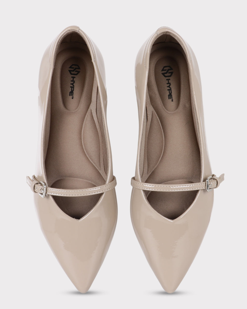 Giselle Pointed-toe Flat Bellies photo 1 - Beige