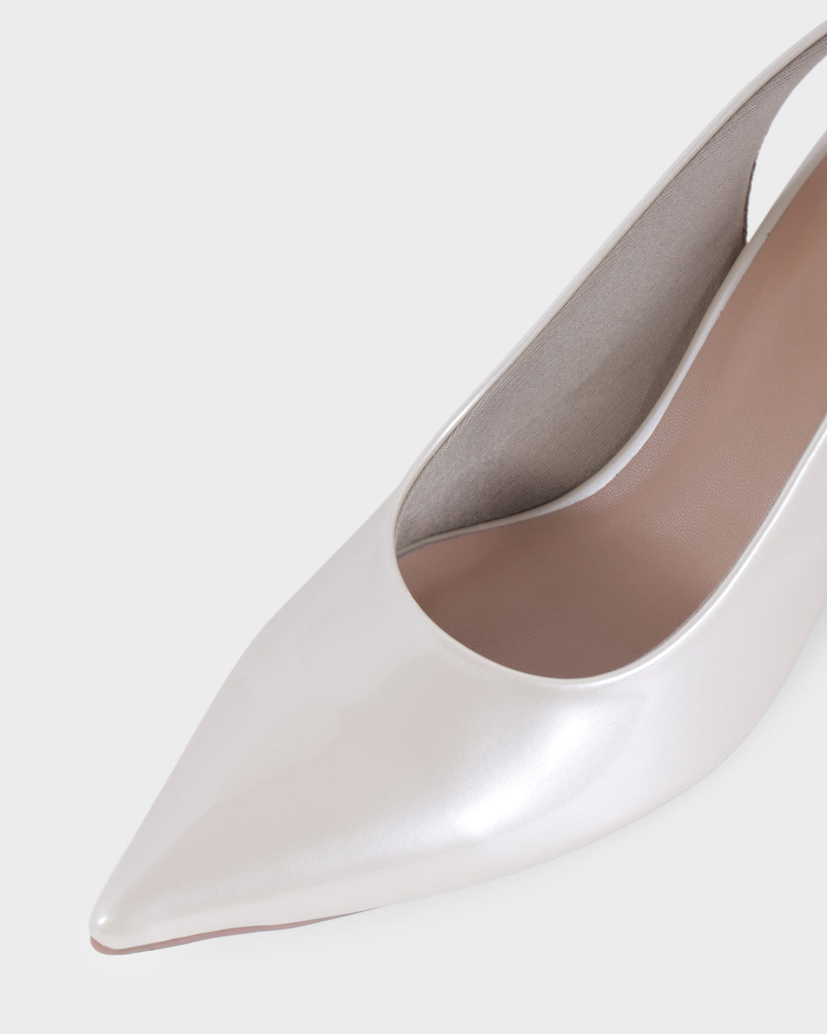 Amelie Pointed-toe Block Heel Mules photo 3 - Off White