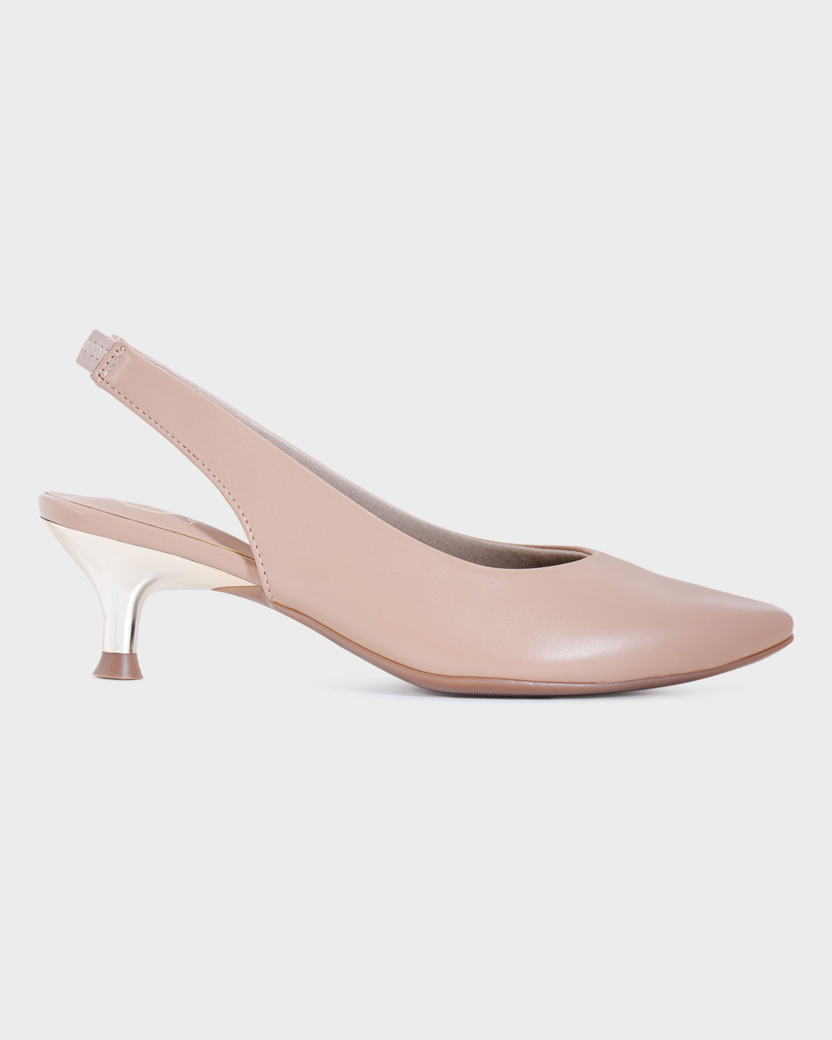 Fleur Pointed-toe Pencil Heel Mules photo 5 - Beige