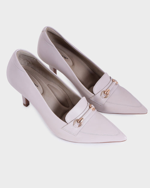 Athena Pointed-toe Pencil Heels photo 4 - Ivory