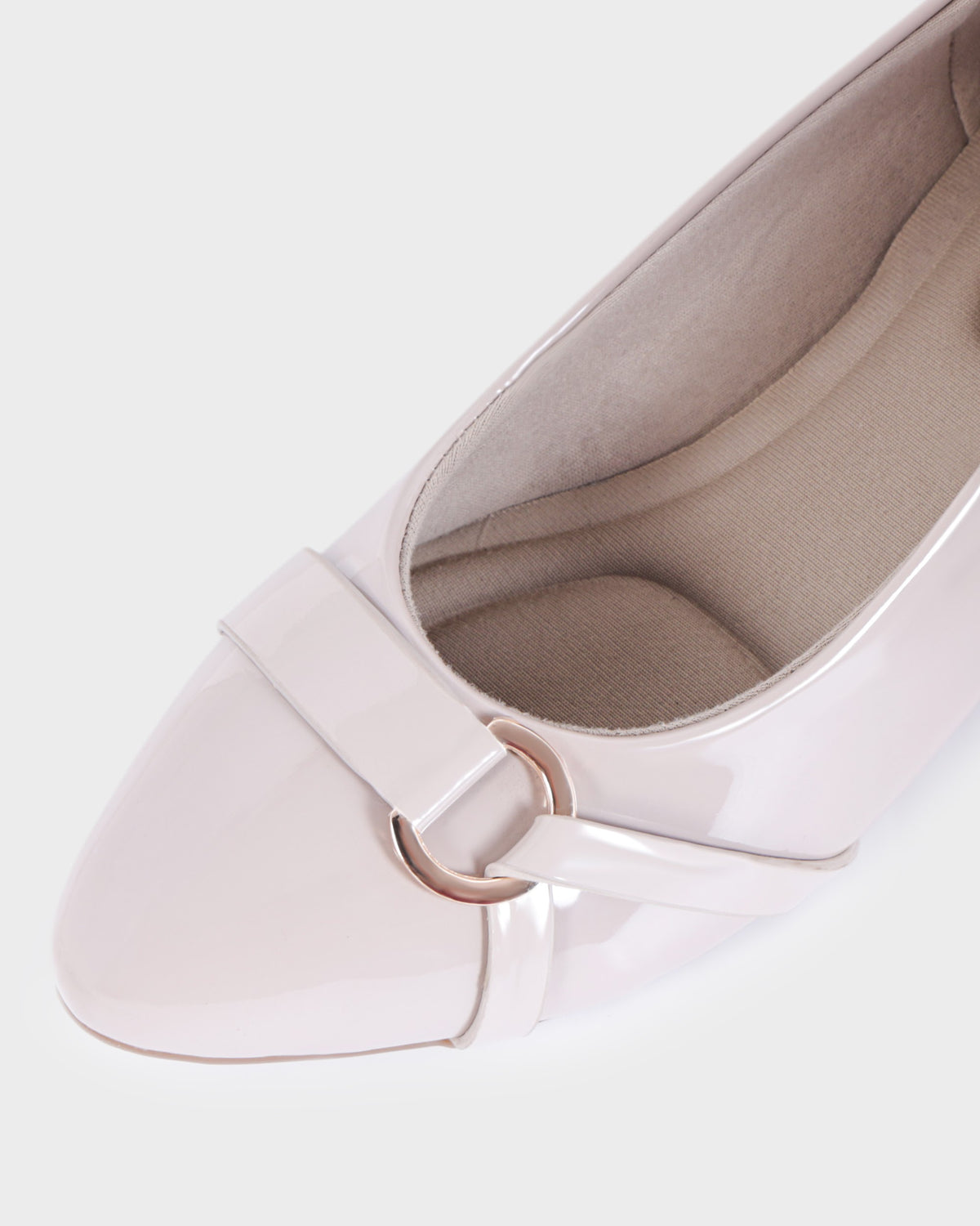 Paloma Pointed-toe Office Wear Bellies photo 3 - Beige