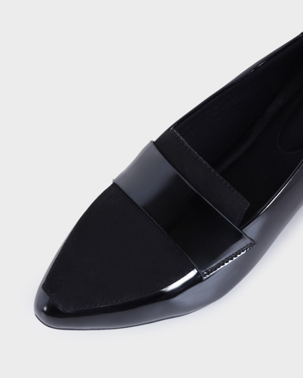 Kyla Pointed-toe Low Heel Formal Bellies photo 3 - Black