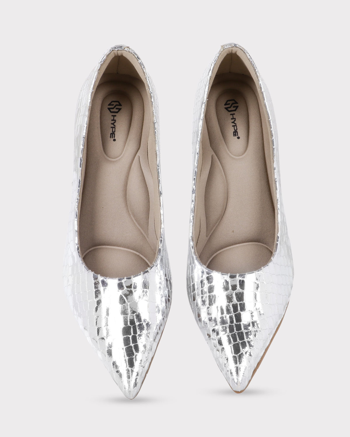 Marianna Pointed-toe Party Wear Block Heel Pumps photo 1 - Silver