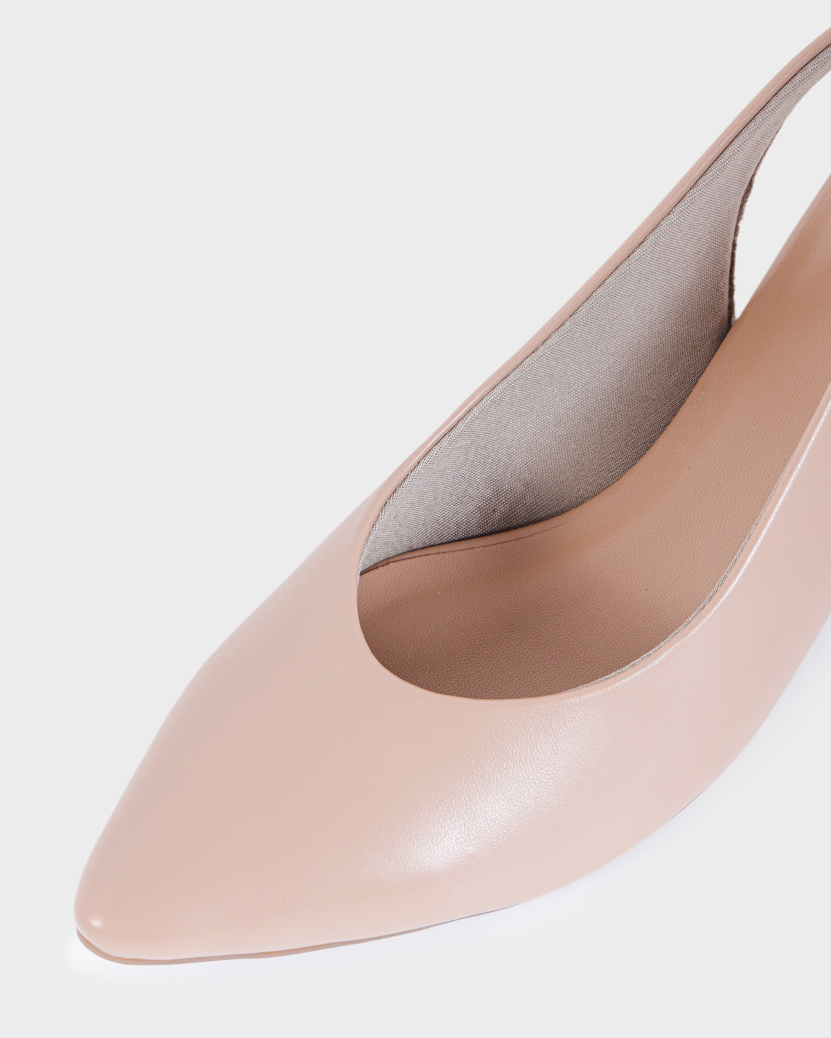 Fleur Pointed-toe Pencil Heel Mules photo 3 - Beige