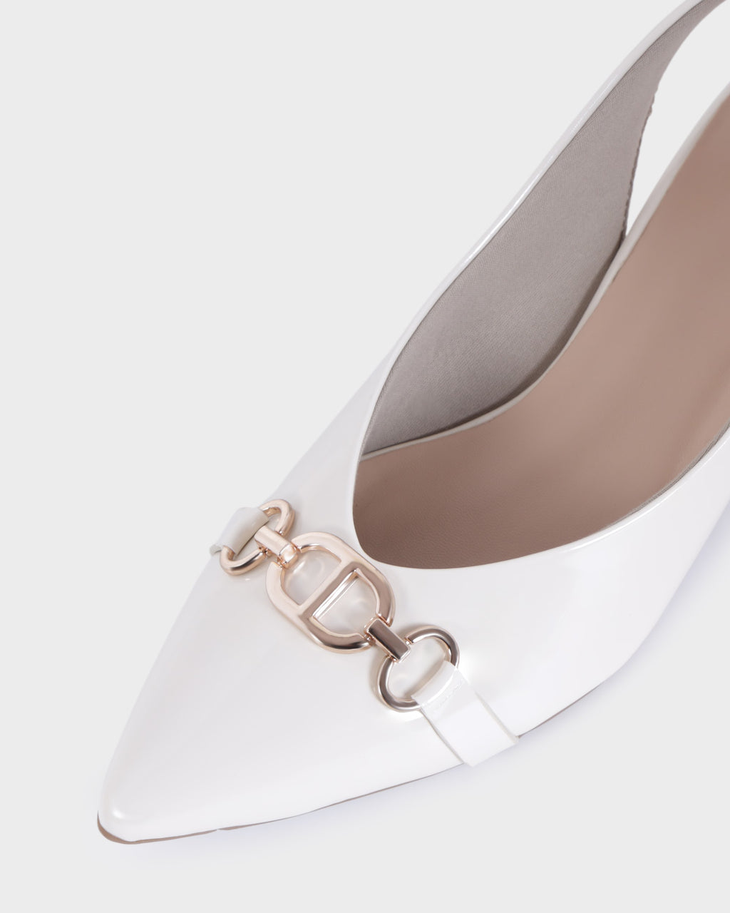 Sabine Pointed-toe Slim Heel Mules photo 3 - White