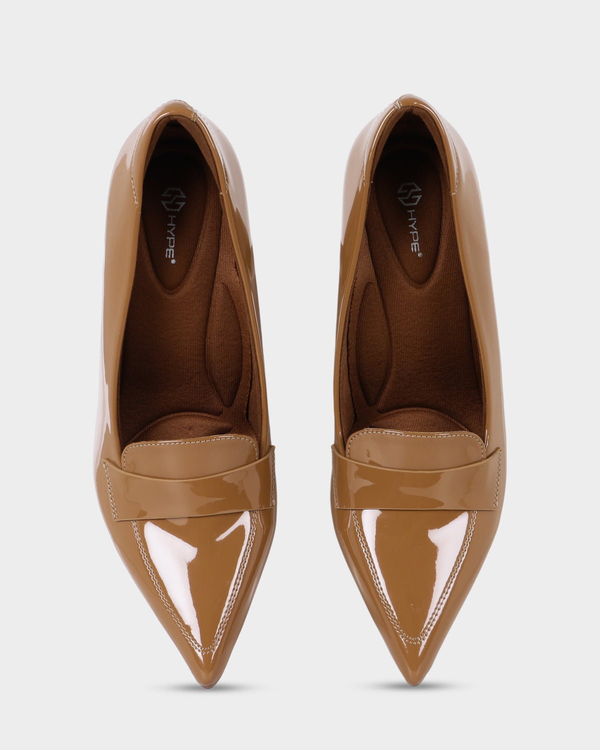 Emmy Pointed-toe Block Heel Pumps photo 1 - Tan