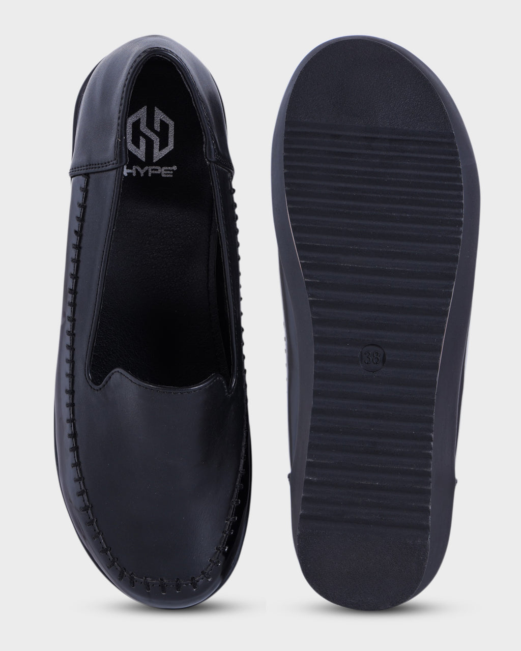 Quinn Chunky Sole Loafers photo 2 - Black