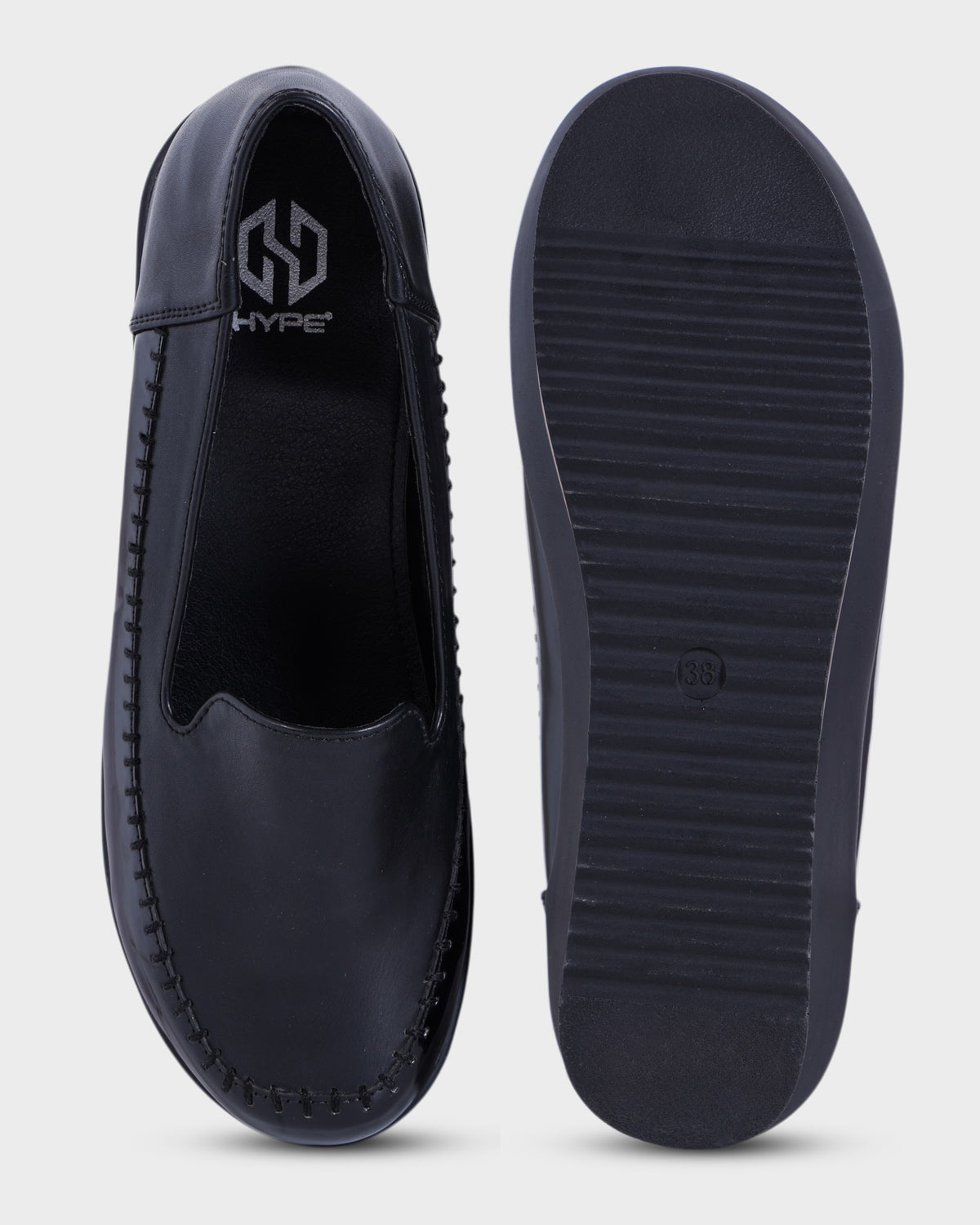 Quinn Chunky Sole Loafers photo 2 - Black