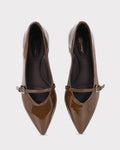 Giselle Pointed-toe Flat Bellies photo 4 - Tan