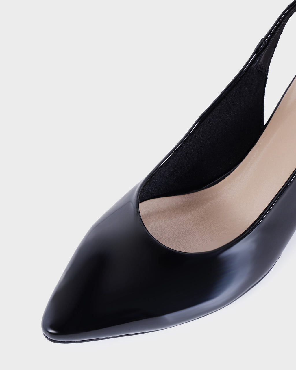 Colette Pointed-toe Kitten Heel Mules photo 3 - Black