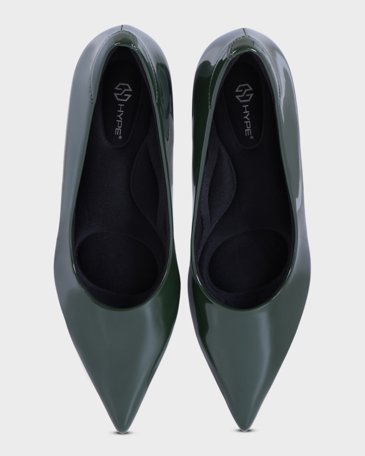 Reina Pointed-toe High Block Heels photo 1 - Green