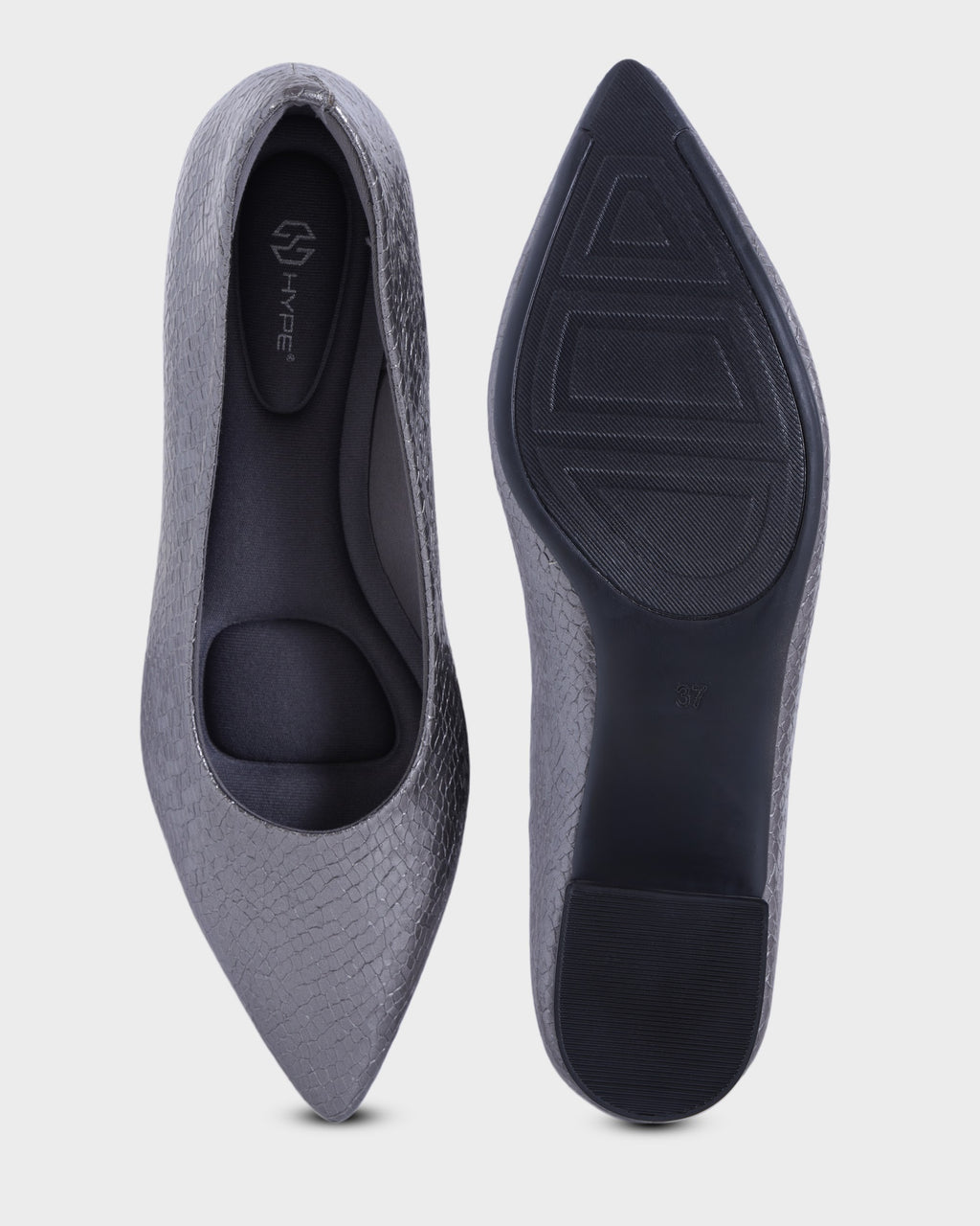 Juliet Pointed-toe Party Wear Bellies photo 2 - Gun Metal