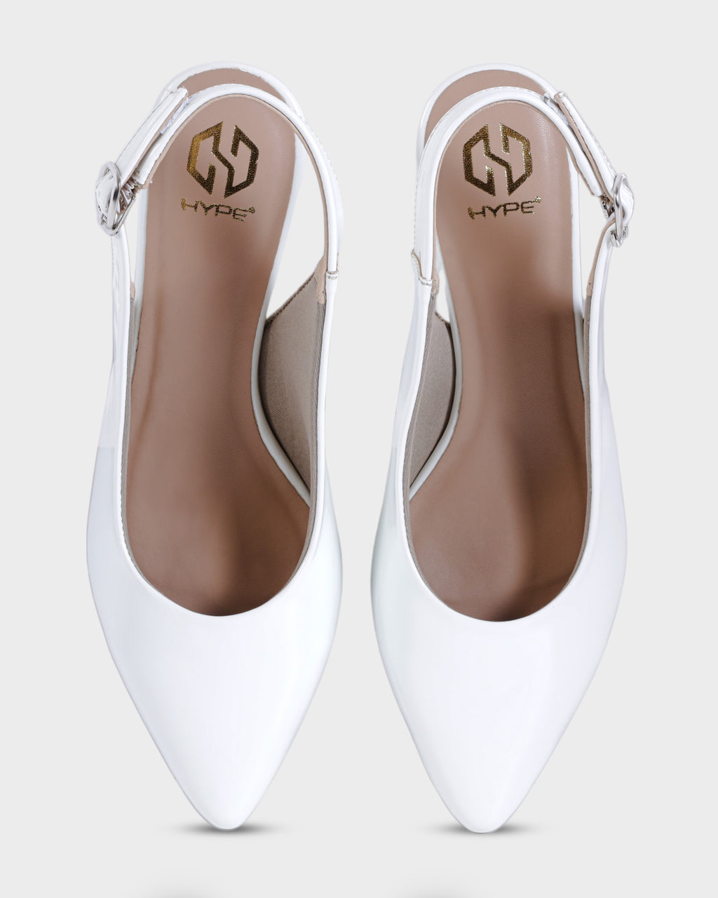 Colette Pointed-toe Kitten Heel Mules photo 1 - White