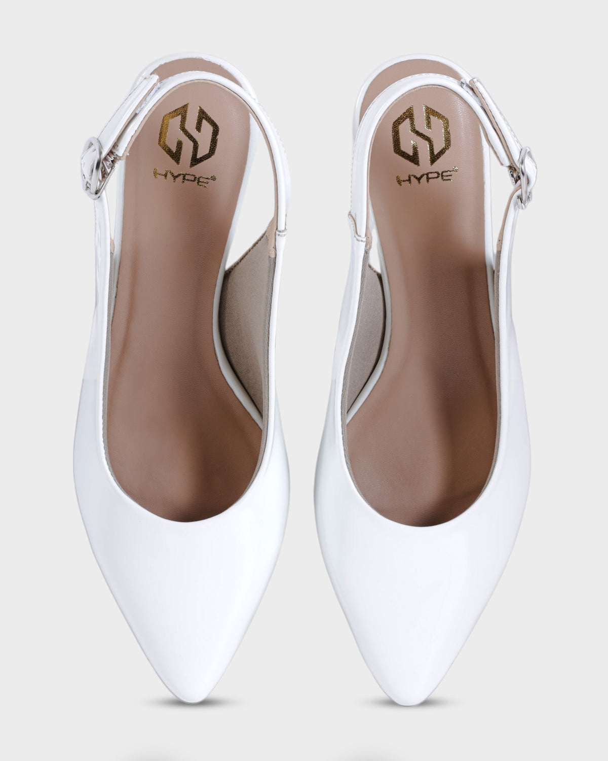 Colette Pointed-toe Kitten Heel Mules photo 1 - White