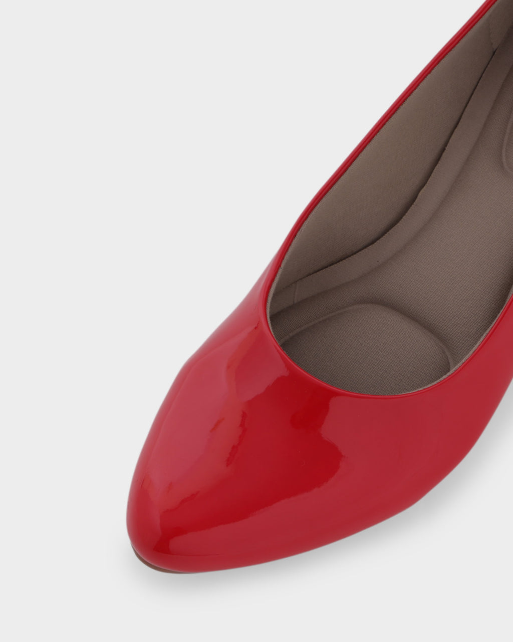 Bianca Round-toe Block Heel Pumps photo 3 - Red