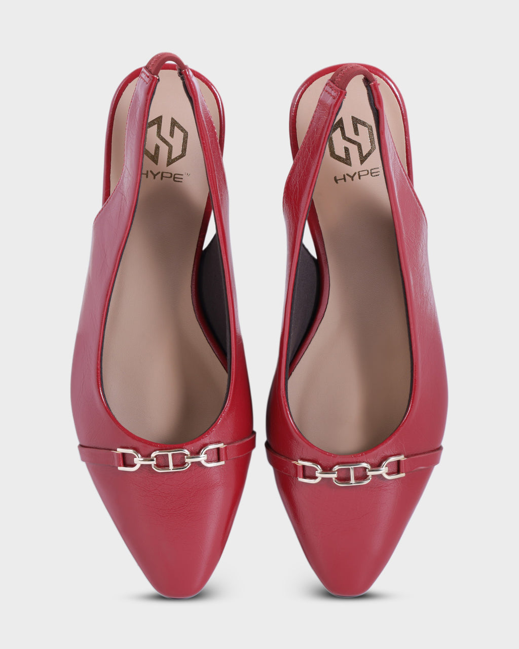 Camille Pointed-toe Low Heel Mules photo 1 - Maroon