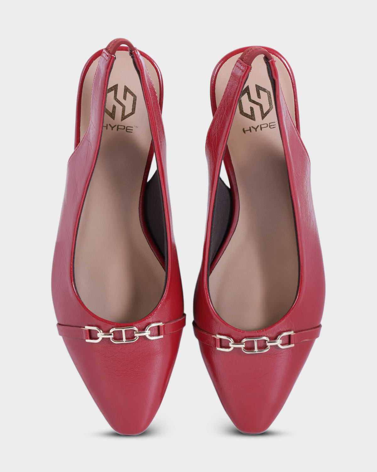 Camille Pointed-toe Low Heel Mules photo 1 - Maroon