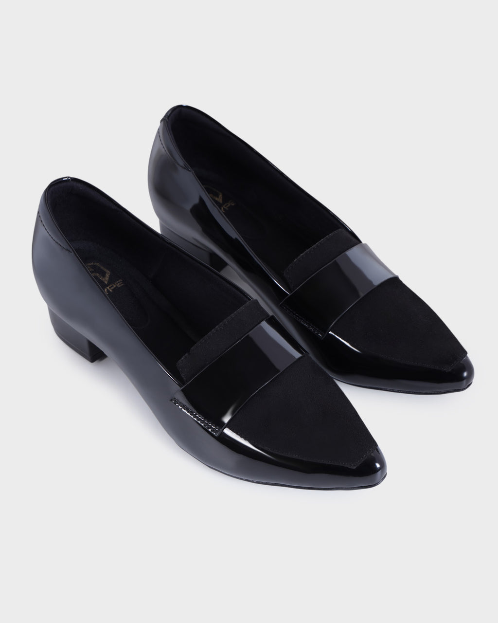Kyla Pointed-toe Low Heel Formal Bellies photo 4 - Black