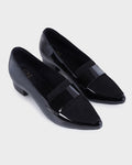 Kyla Pointed-toe Low Heel Formal Bellies photo 4 - Black