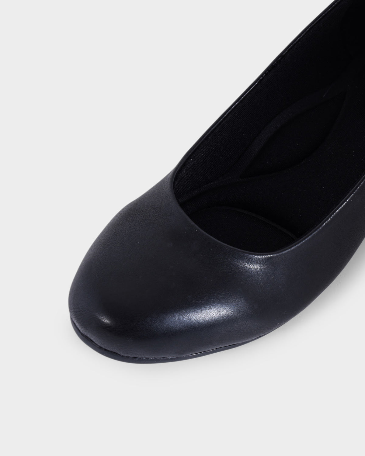 Clara Low Wedge Heel Bellies photo 3 - Black