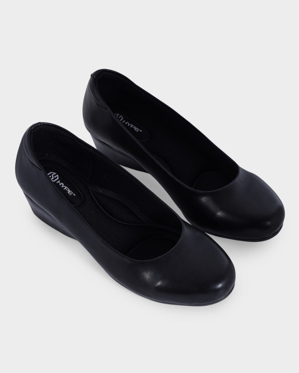 Clara Low Wedge Heel Bellies photo 4 - Black