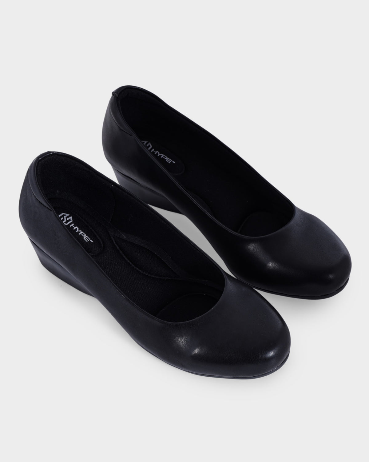 Clara Low Wedge Heel Bellies photo 4 - Black